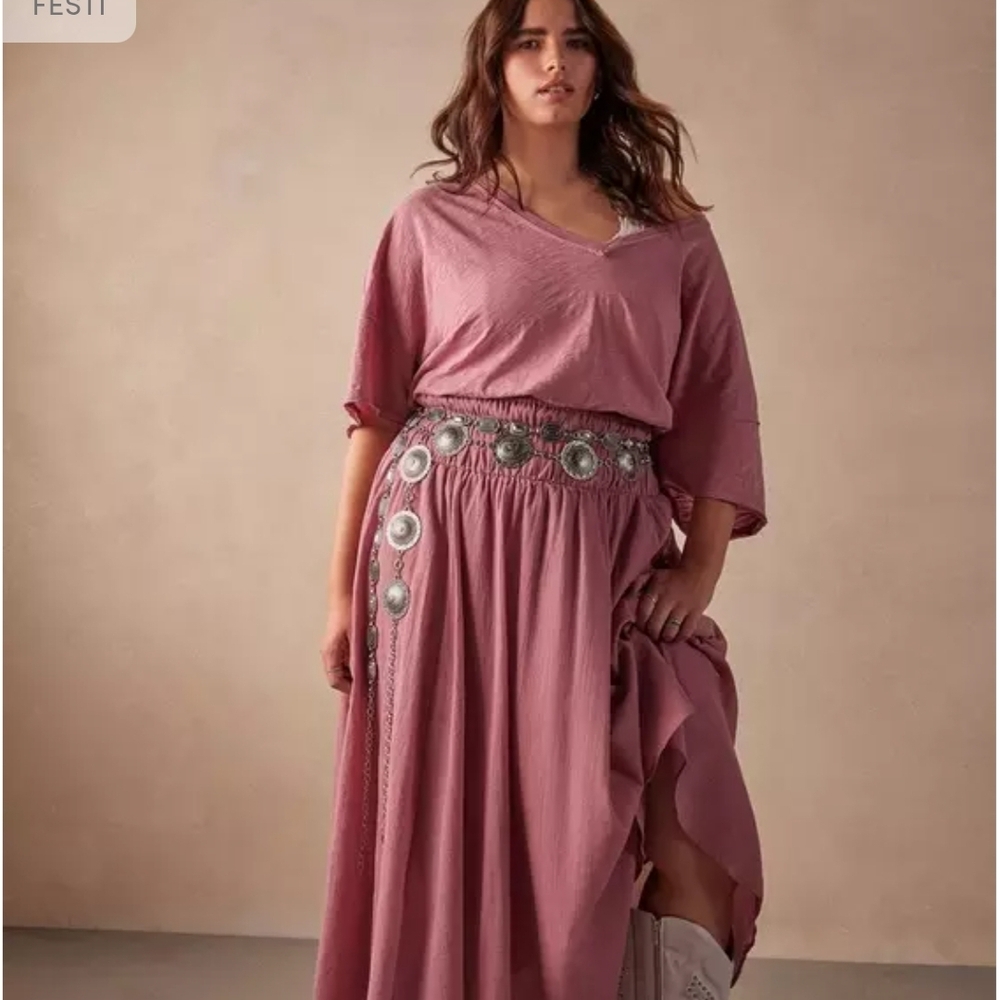 Torrid Festi Tiered Maxi Skirt